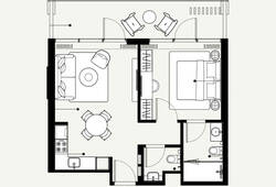 1 bedroom apartment